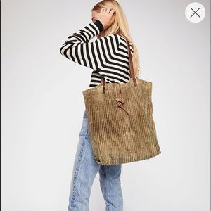 Free people Corduroy Washed Tote